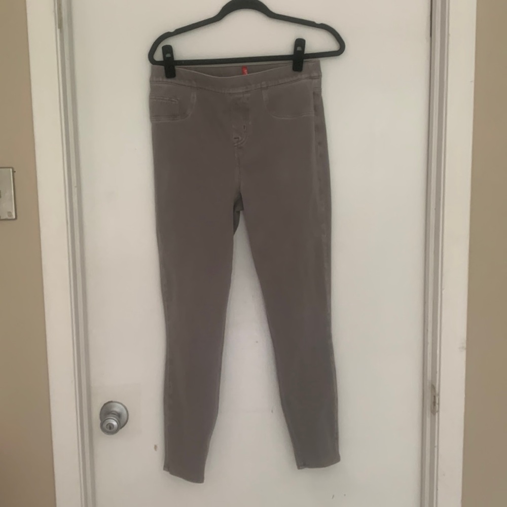 Gray Spanx jeans